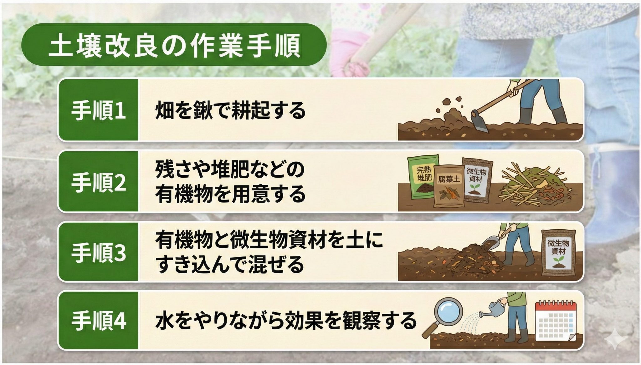 畑の水はけが悪い！？微生物資材による土壌改良がお悩み解決します カルスnc Rのリサール酵産 土壌改良・微生物資材の土づくり 